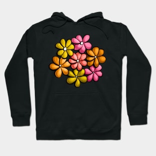 Fun Colorful Flowers Spring Design Hoodie